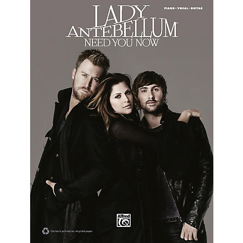 Lady Antebellum Need You Now PVC Book