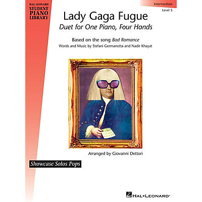 Hal Leonard Lady Gaga Fugue Piano Library Series Performed by Lady Gaga (Level 5)