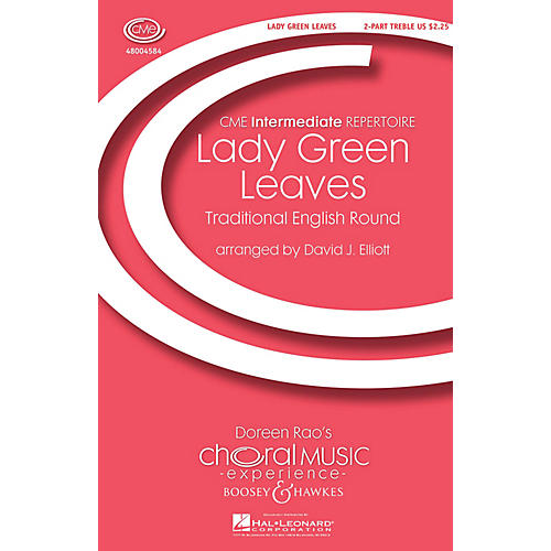 Boosey and Hawkes Lady Green Leaves (CME Intermediate) 2-Part arranged by David Elliott