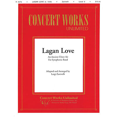 Hal Leonard Lagan Love Concert Band Level 3 Composed by Luigi Zaninelli