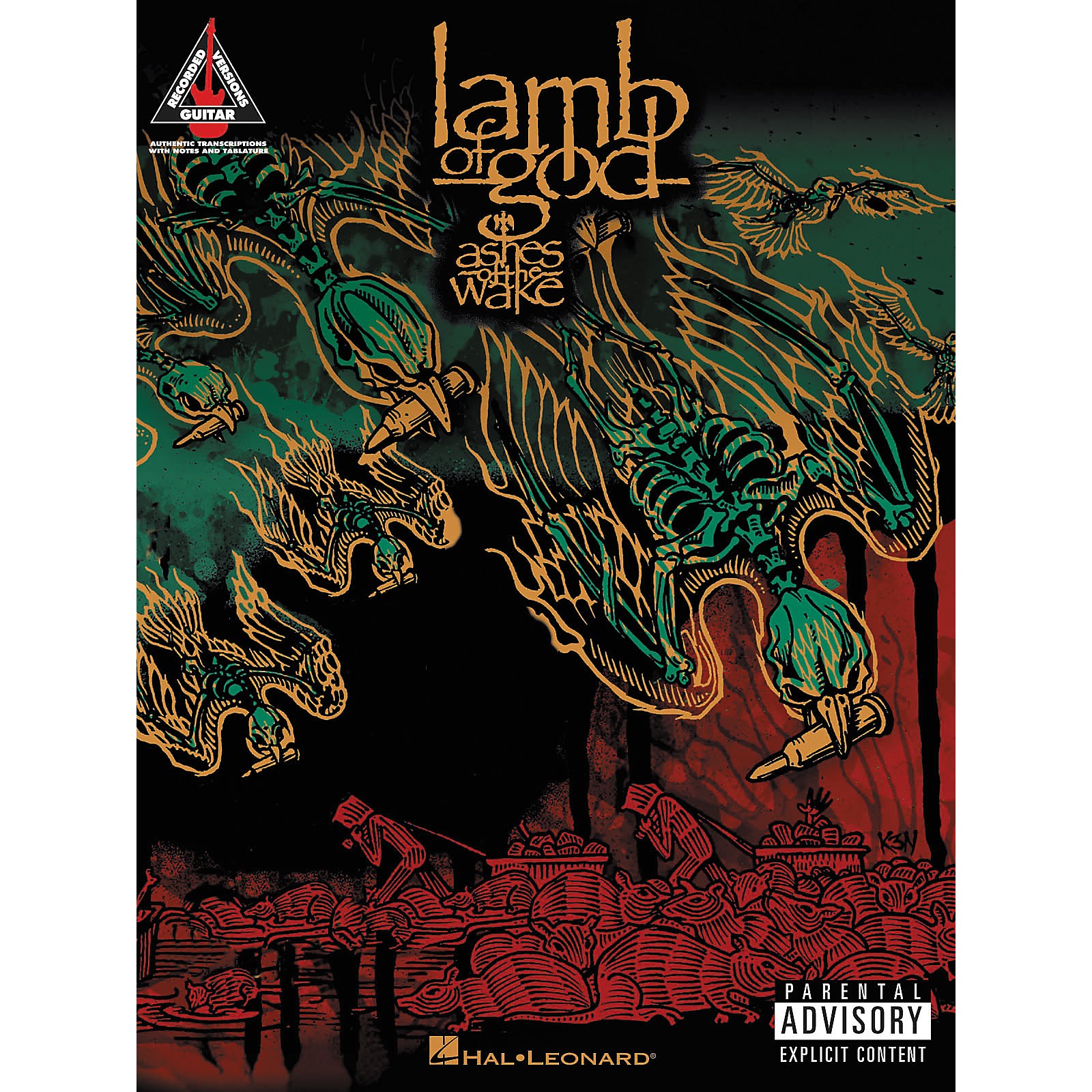 lamb of god ashes of the wake guitar tab