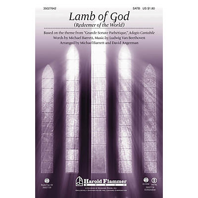 Shawnee Press Lamb of God (Redeemer of the World) (Theme from Beethoven's Pathetique) SATB