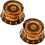 PRS Lampshade Knobs, Set of 2 - Amber