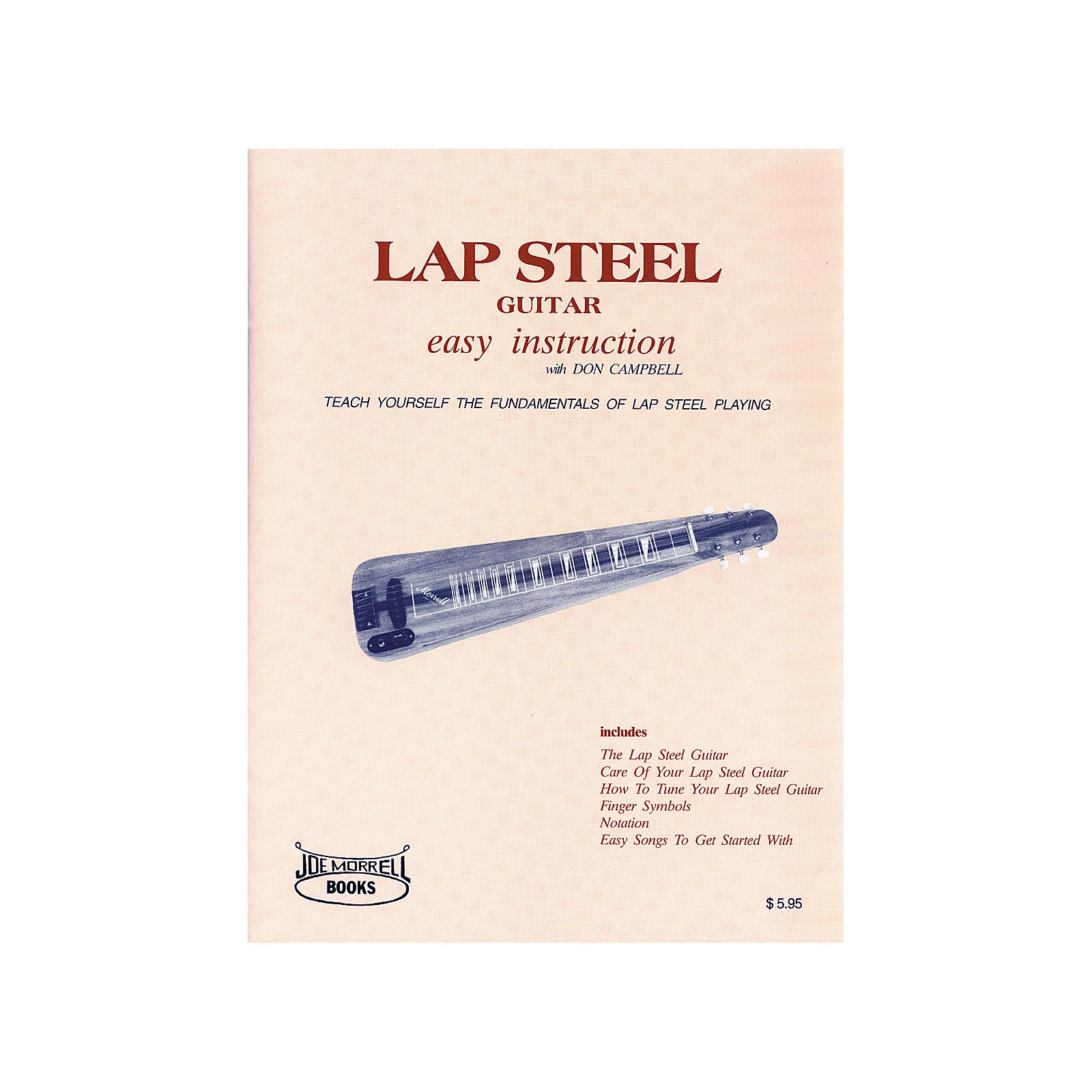 Morrell Music Lap Steel Guitar Instruction Book Musician's Friend