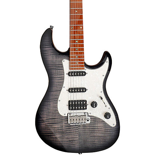 Sire Larry Carlton S7 Flame Maple Top Electric Guitar Transparent Black