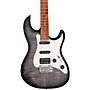 Sire Larry Carlton S7 Flame Maple Top Electric Guitar Transparent Black