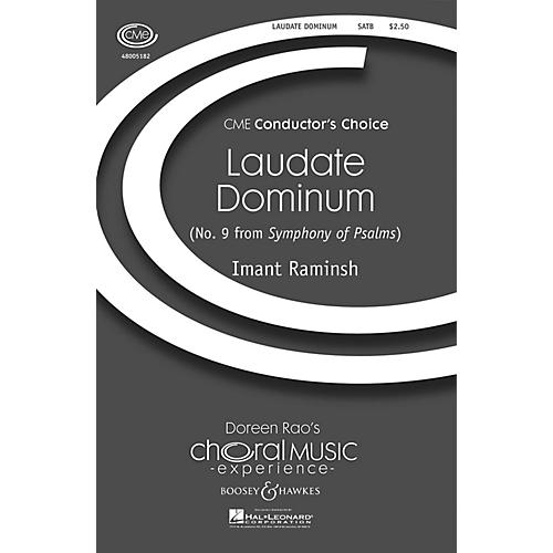 Boosey and Hawkes Laudate Dominum (from Symphony of Psalms) CME Conductor's Choice SATB composed by Imant Raminsh