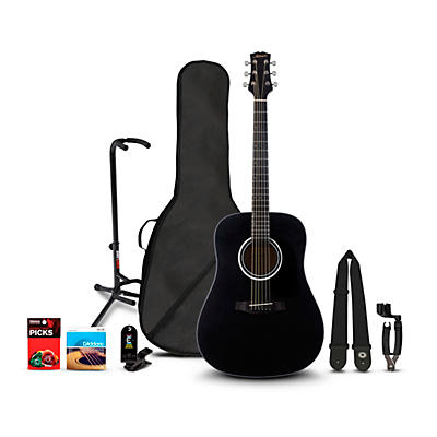 Mitchell Launch D100 Dreadnought Acoustic Guitar Deluxe Pack -