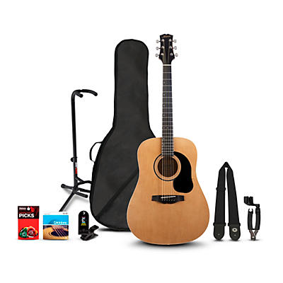 Mitchell Launch D100 Dreadnought Acoustic Guitar Deluxe Pack -