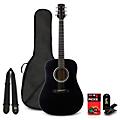 Mitchell Launch D100 Dreadnought Acoustic Guitar Pack NaturalBlack
