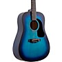 Open-Box Mitchell Launch D75S Starter Dreadnought Acoustic Guitar - Condition 1 - Mint Blue Burst