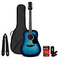 Mitchell Launch D75S Starter Dreadnought Acoustic Guitar Pack SunburstBlue Burst