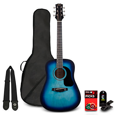 Mitchell Launch D75S Starter Dreadnought Acoustic Guitar Pack