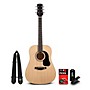 Mitchell Launch D75S Starter Dreadnought Acoustic Guitar With Accessories - Natural