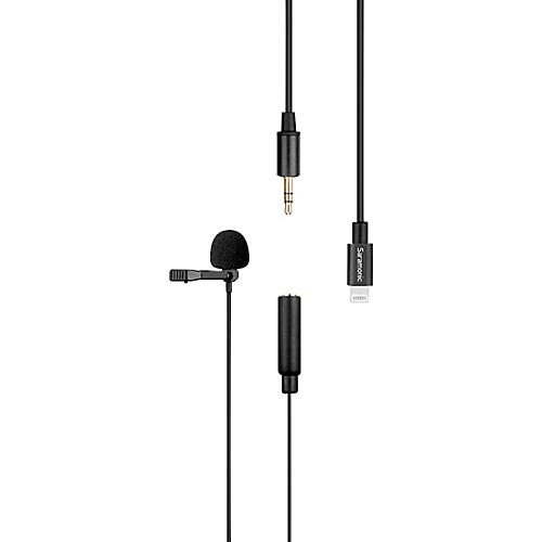 LavMicro U1B Omnidirectional Clip-On Lavalier Microphone with Detachable Lightning Connector for iOS Devices