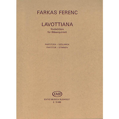 Editio Musica Budapest Lavottiana EMB Series by Ferenc Farkas