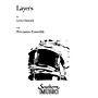 Hal Leonard Layers (Percussion Music/Percussion Ensembles) Southern Music Series Composed by Glassock, Lynn