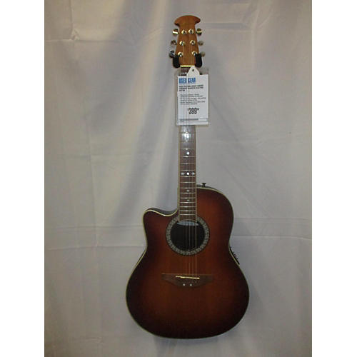 Ovation Lcc047 Acoustic Electric Guitar Cherry Sunburst