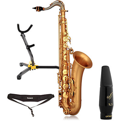 P. Mauriat Le Bravo 200T Intermediate Matte Finish Tenor Saxophone Kit