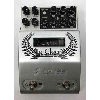Two Notes AUDIO ENGINEERING Le Clean Dual Channel Tube Pedal Guitar Preamp
