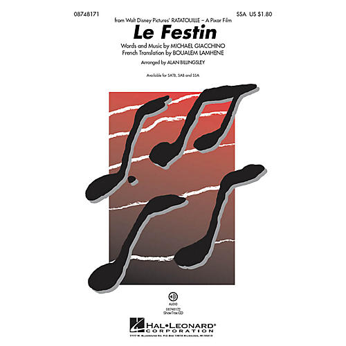 Hal Leonard Le Festin (from Ratatouille) SSA arranged by Alan Billingsley