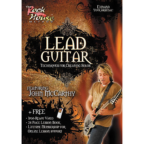 Rock House Lead Guitar-Techniques for Creating Solos, Featuring John McCarthy (DVD)