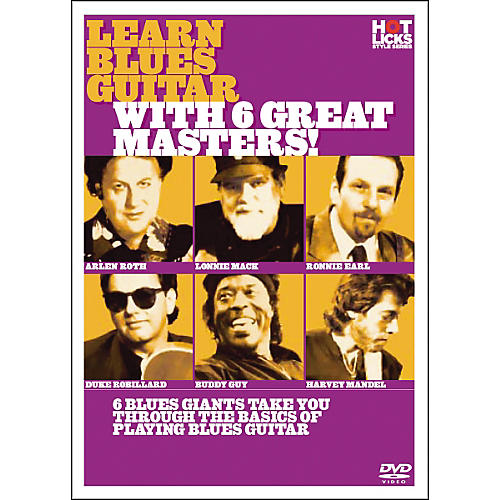 Hot Licks Learn Blues Guitar with 6 Great Masters DVD