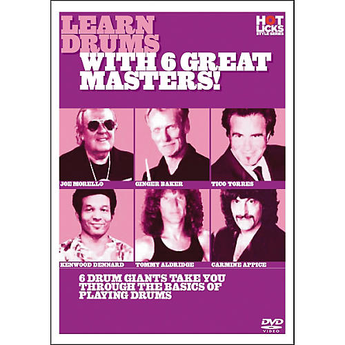 Learn Drums with 6 Great Masters DVD