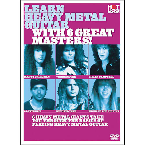 Hot Licks Learn Heavy Metal Guitar with 6 Great Masters DVD