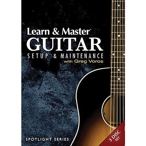 Learn & Master Guitar Setup And Maintenance 3-DVD Set Legacy Of Learning Series