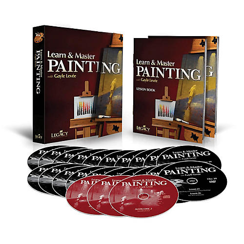 Learn & Master Painting - Homeschool Edition (Book/3-CD/20-DVD Pack) DVD Series Written by Gayle Levée