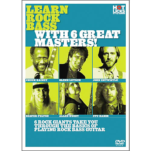 Hot Licks Learn Rock Bass with 6 Great Masters DVD