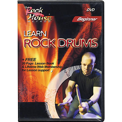 Hal Leonard Learn Rock Drums Beginner Featuring Mark Manczuk