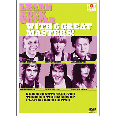 Hot Licks Learn Rock Guitar with 6 Great Masters DVD
