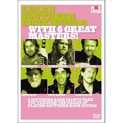 Hot Licks Learn Southern Rock Guitar with 6 great Masters