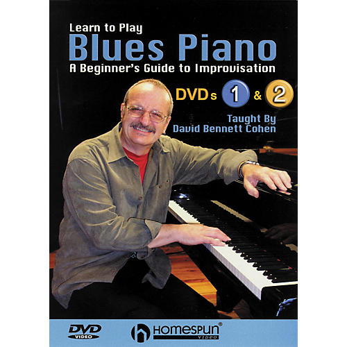 Learn To Play Blues Piano Lessons 1 and 2 DVD