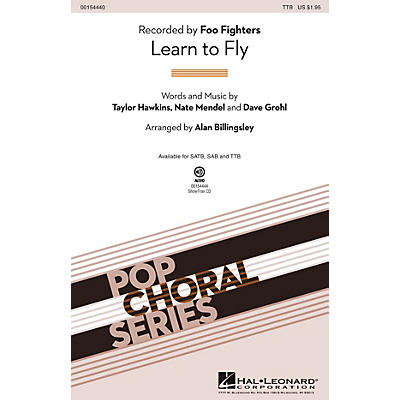 Hal Leonard Learn to Fly TTB by Foo Fighters arranged by Alan Billingsley