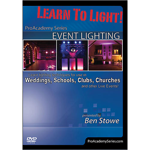 Learn to Light Pro Academy Series Event Lighting DVD