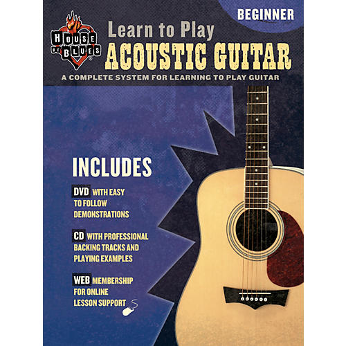 Learn to Play Acoustic Guitar Book/CD/DVD