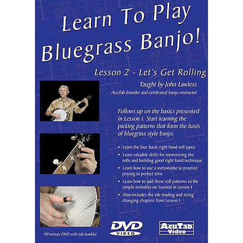 Learn to Play Bluegrass Banjo DVD - Lesson 2: Let's Get Rolling