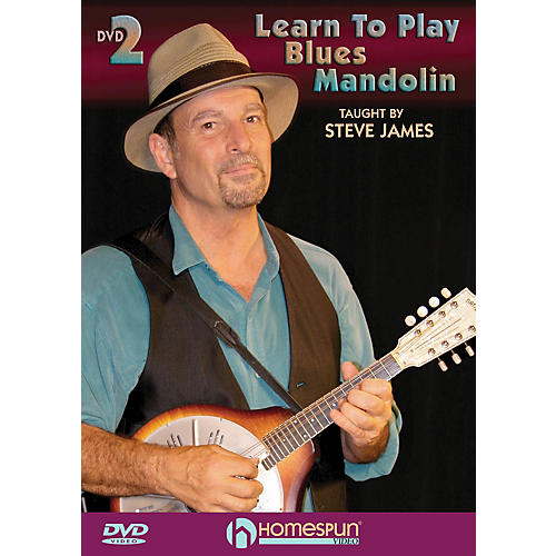 Learn to Play Blues Mandolin (DVD Two) DVD/Instructional/Folk Instrmt Series DVD Performed by Steve James