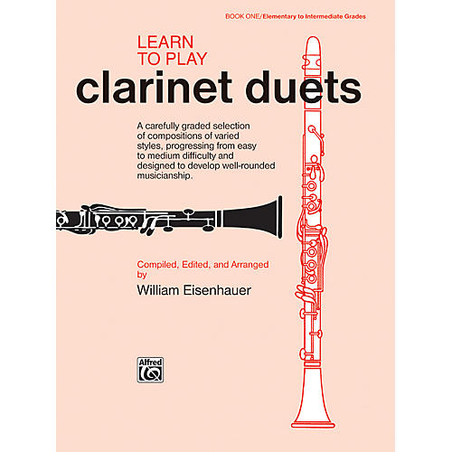 Alfred Learn to Play Clarinet Duets Book