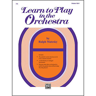 Alfred Learn to Play in the Orchestra Book 1 Violas I & II