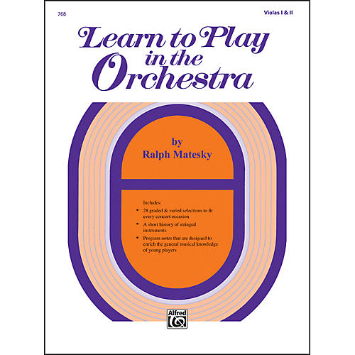 Alfred Learn to Play in the Orchestra Book 1 Violas I & II