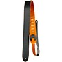 Perri's Leather Guitar Strap with Reversable Natural Suede Backing Black/Natural 2 in.