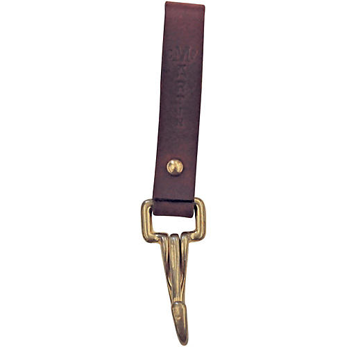 Leather Keychain with Brass Buckle