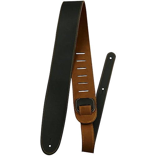 Perri's Leather & Suede Guitar Strap Reversible 2.5 in.