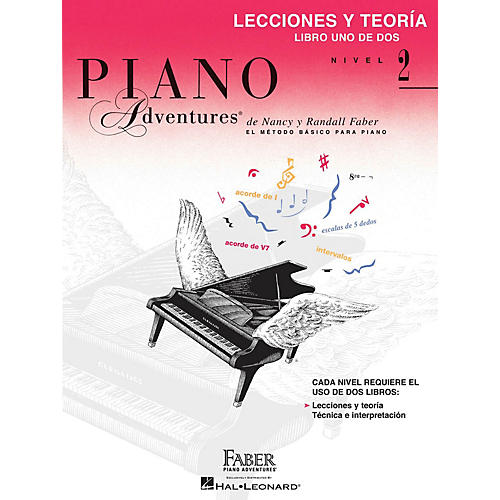 Faber Piano Adventures Lecciones y Teoria - Libro Uno de Dos Nivel 2 Faber Piano Adventures Series Softcover by Randall Faber
