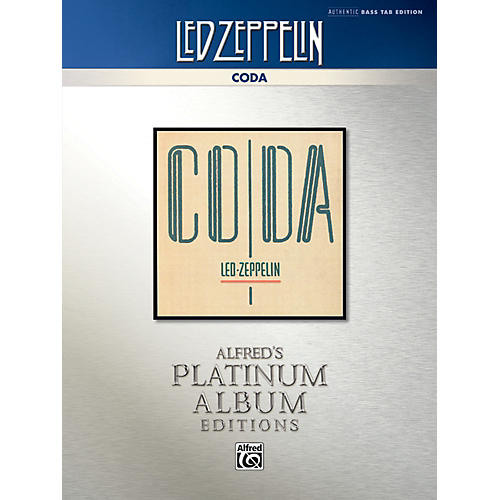 Alfred Led Zeppelin - Coda Platinum Bass Guitar TAB Book