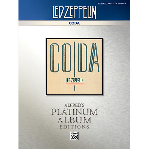 Led Zeppelin - Coda Platinum Bass Guitar TAB Book